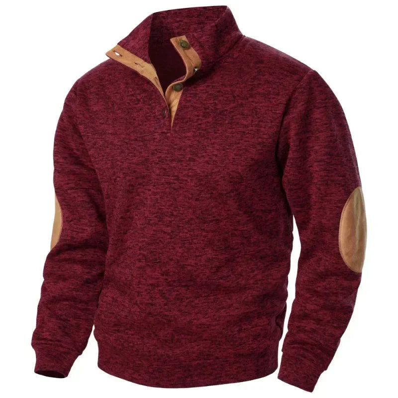 Heren V-Hals Sweatshirt Outdoor & Casual