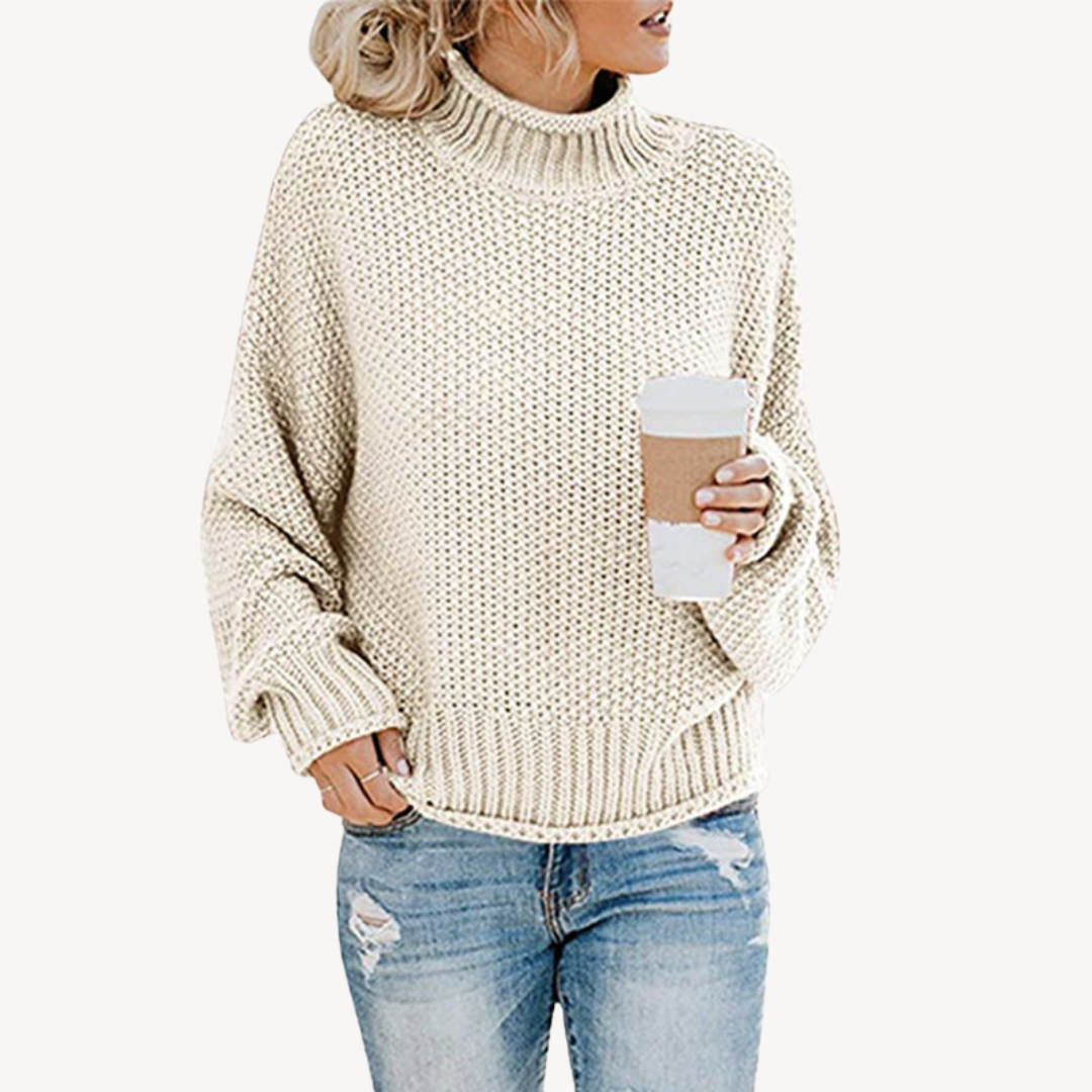Dames Gebreide Pullover Trui – Zacht & Stijlvol in Wolmix