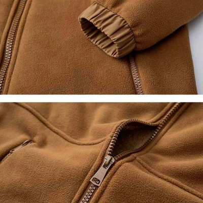 Heren Fleece Winterjas met Capuchon – Licht & Warm