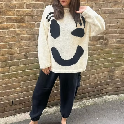 Elena – Oversized Boho Knit Trui